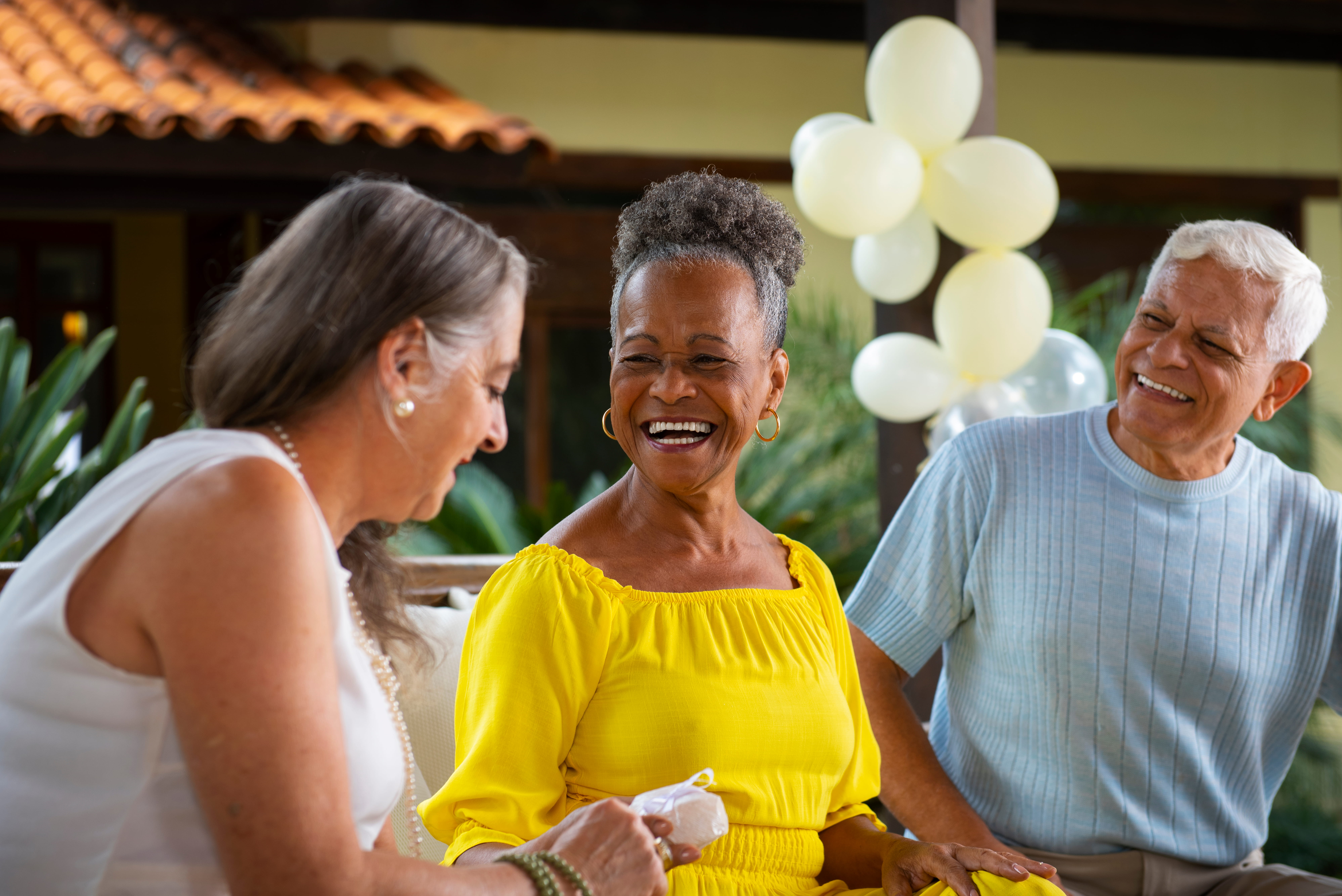 Family with an older adult, representing protected client information